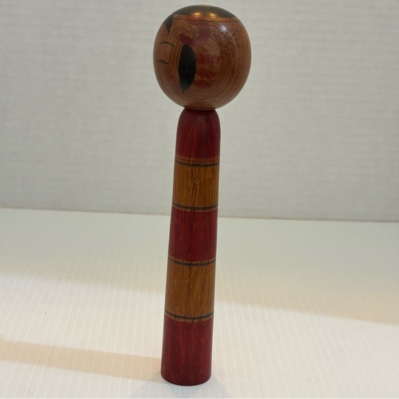 Japanese Vintage Kokeshi Doll, signed 7” - Picture 3 of 13